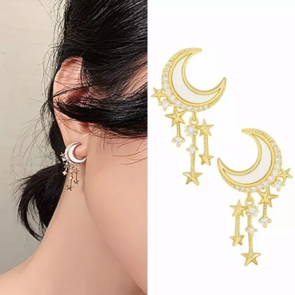 New! Moon and Stars Earrings 🌙💫
